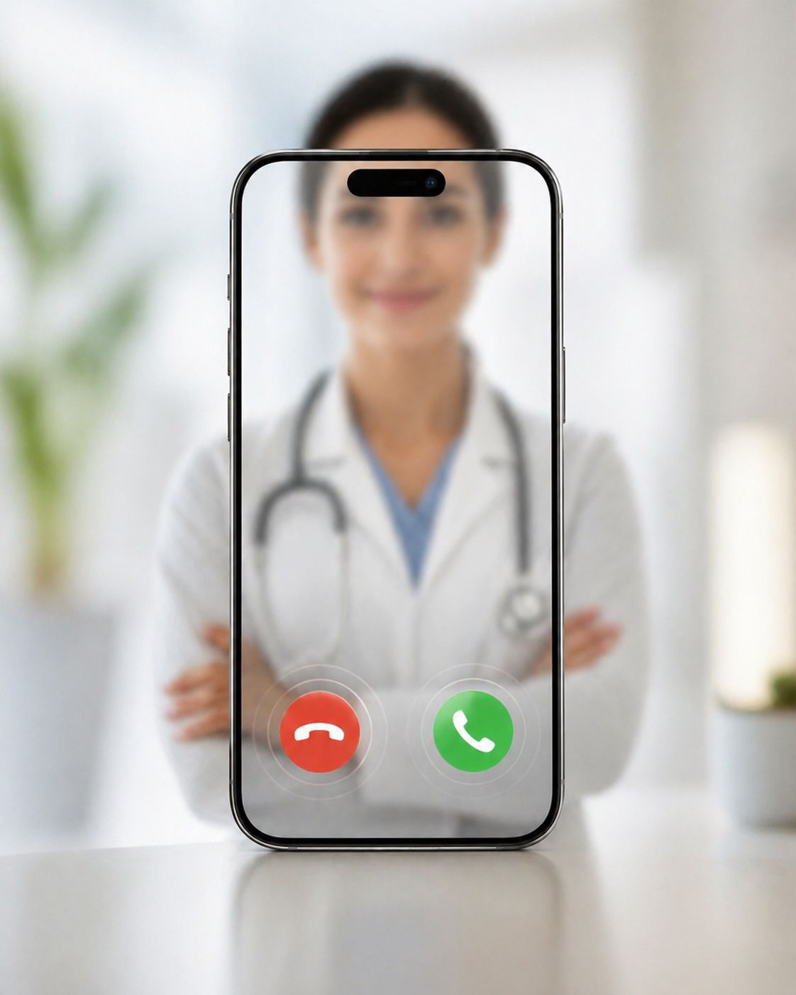 Online doctor video consultation on mobile